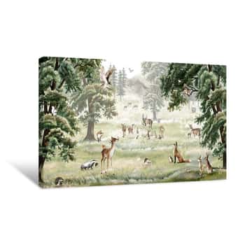 Image of Forest Run Canvas Print