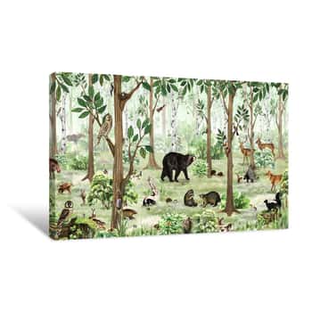 Image of Forest Lookbook Canvas Print