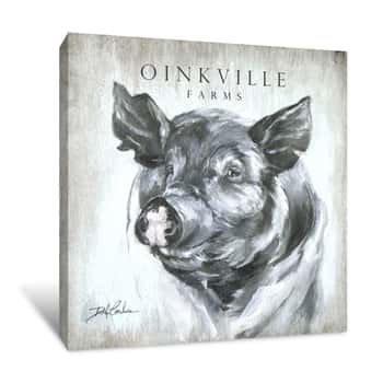 Image of OinkVille Farms Canvas Print