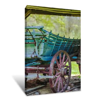 Image of Wagon Wheel Canvas Print