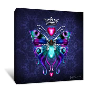 Image of Steampunk Butterfly Canvas Print