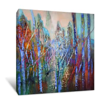Image of Springtime in the Avenue Canvas Print