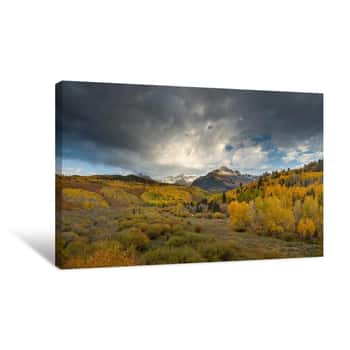 Image of Autumn Storm Over the Mount Sneffels Range 1 Canvas Print