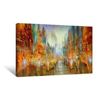 Image of The City of Lights III Canvas Print