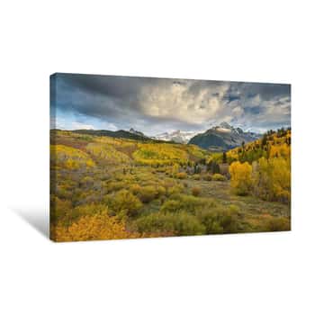Image of Autumn Storm Over the Mount Sneffels Range 2 Canvas Print