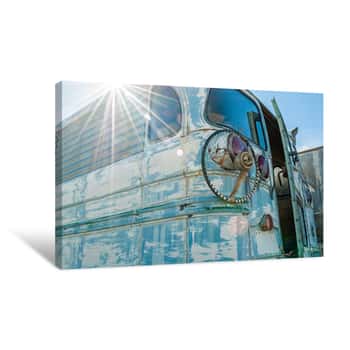 Image of Driving From Behind Canvas Print