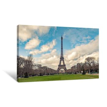 Image of Eiffel Tower      Canvas Print