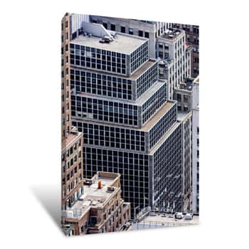 Image of Various Office Buildings View from Manhattan Canvas Print