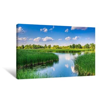 Image of Midland Reflections Canvas Print