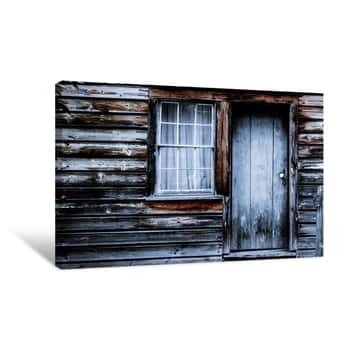Image of Worn Side of Barn 1 Canvas Print