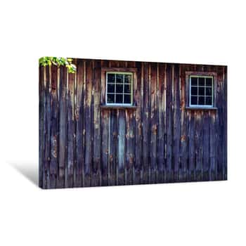 Image of Worn Side of Barn 3 Canvas Print