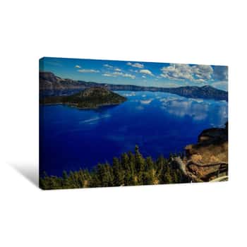 Image of Creator Lake Canvas Print