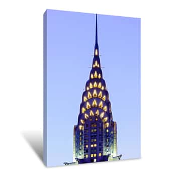 Image of Top of Chrysler Building Canvas Print