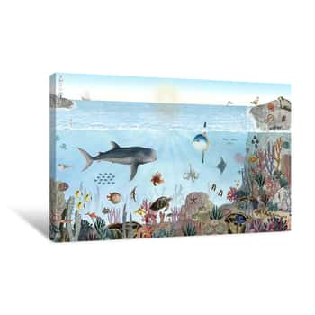 Image of Ocean Lookbook Canvas Print