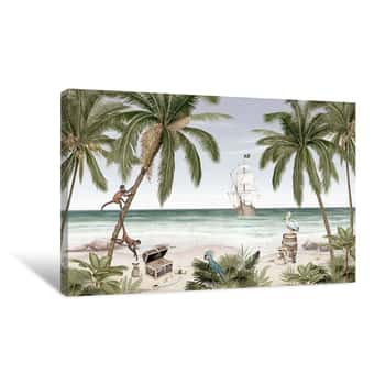 Image of Pirate Bay Canvas Print