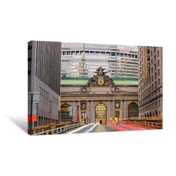 Image of Grand Central Station View from Park Avenue 2 Canvas Print
