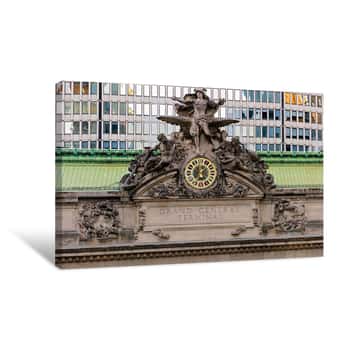 Image of Grand Central Station View from Park Avenue 3 Canvas Print