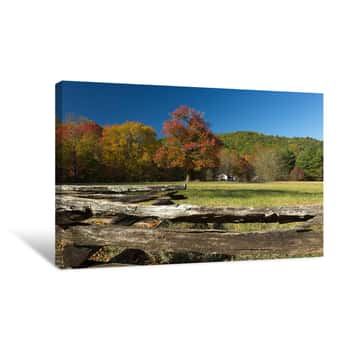 Image of Stacked and Weathered Canvas Print
