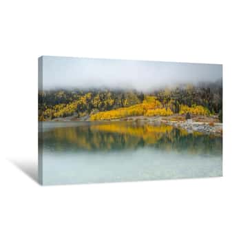Image of Dreamy Autumn Reflection Canvas Print