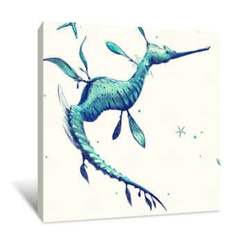 Image of Seahorse 6 Sea Dragon Canvas Print