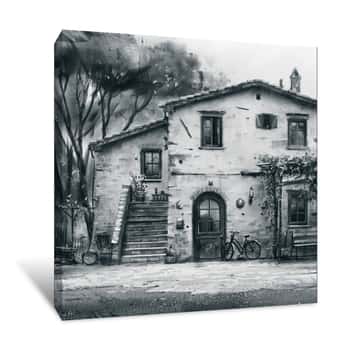 Image of Tuscan Minivilla Canvas Print