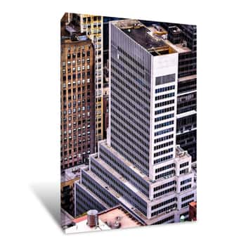 Image of Various Office Buildings View from Manhattan 2 Canvas Print
