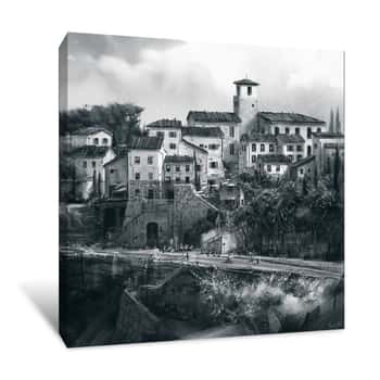 Image of Tuscan Hillside Canvas Print