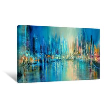 Image of The City Artwork Canvas Print