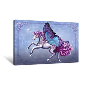 Image of Butterfilly Lilac Canvas Print