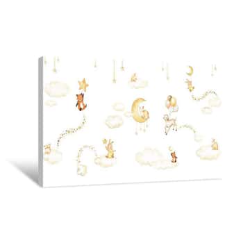 Image of Sweet Dreams White Canvas Print