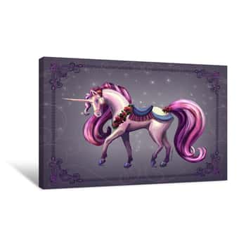 Image of Glimmer Rose Canvas Print