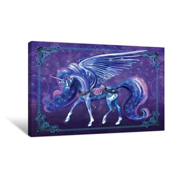 Image of Shimmering Midnight Canvas Print