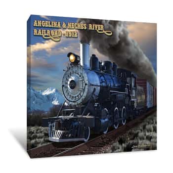 Image of A&NR Train Canvas Print