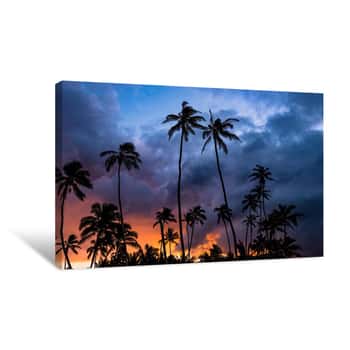 Image of Fire in the Sky   Canvas Print