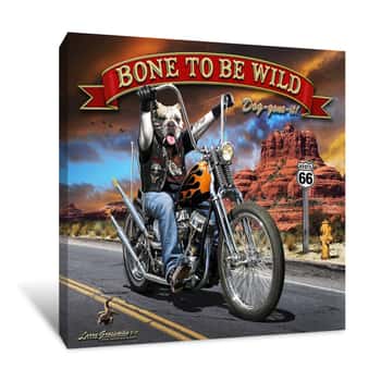Image of Bone to be Wild Canvas Print