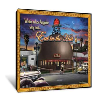 Image of Brown Derby Canvas Print