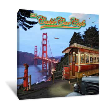 Image of Cable Car Cafe Canvas Print