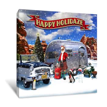 Image of Camp-out X-mas Canvas Print