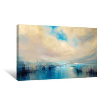 Image of Arrived: Blue Water Canvas Print