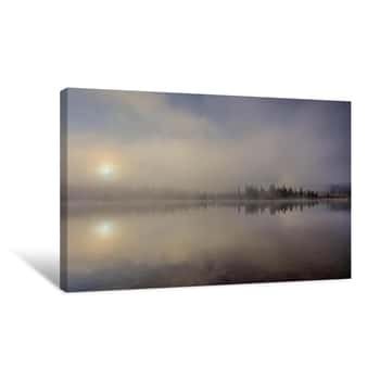 Image of One Misty Morning Canvas Print