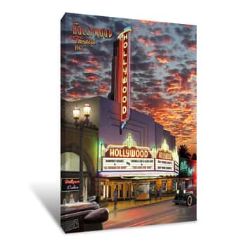 Image of Hollywood Theatre Canvas Print