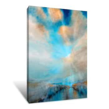 Image of Into the Wide: The Sun and the Clouds Canvas Print