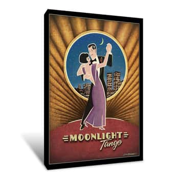 Image of Moonlight Tango Canvas Print