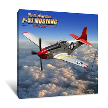Image of P-51 Mustang Canvas Print