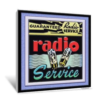 Image of Radio Service Canvas Print
