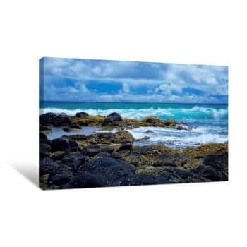 Image of Kapaa Beach-Hawaii Canvas Print