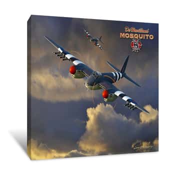 Image of RAF Mosquito Canvas Print