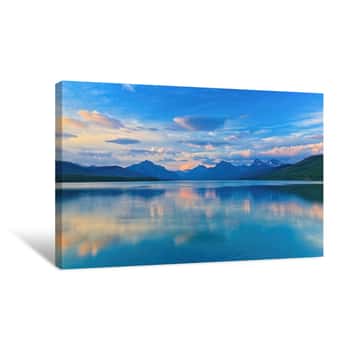 Image of Lake McDonald Sunrise Canvas Print