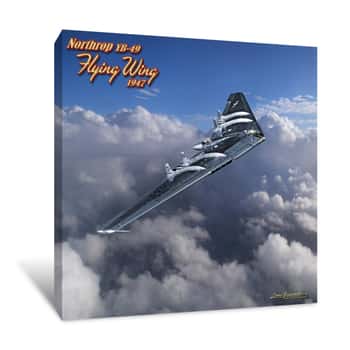 Image of YB-49 Wing Canvas Print