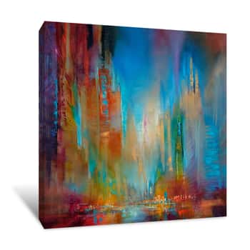 Image of The City: Pulsating Life Canvas Print